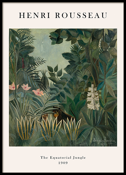 Rousseau - The Equatorial Jungle Poster