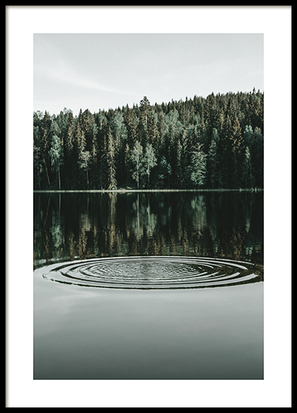 Ripples on the Water Poster