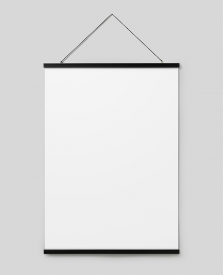  - Schwarze Posterleiste mit Magnetbefestigung, 71 cm