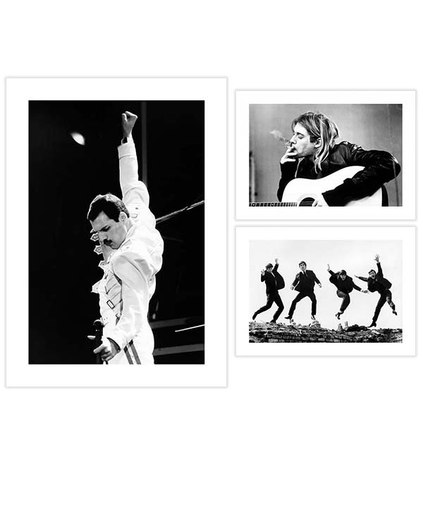 – Schwarz-Weiß-Fotografien von ikonischen Personen