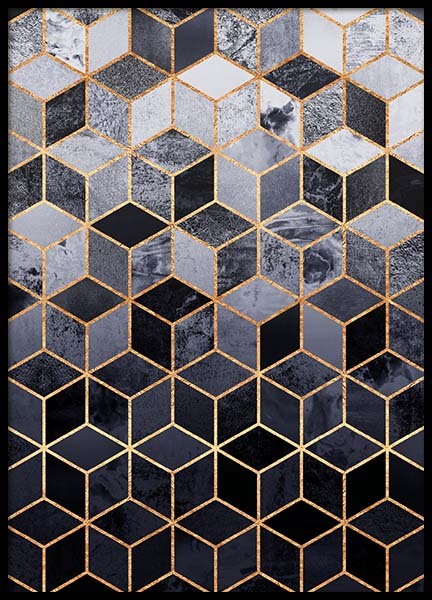 Daydream Cubes Poster in der Gruppe Poster / Kunstdrucke bei Desenio AB (pre0021)