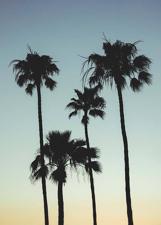 Sunset Palms Poster / Tropisch bei Desenio AB (10035)