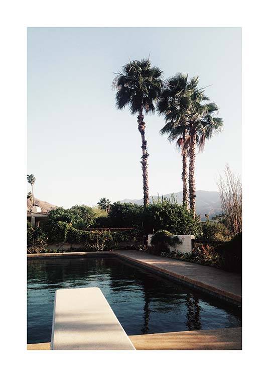 Palm Springs Pool Poster / Naturmotive bei Desenio AB (10222)