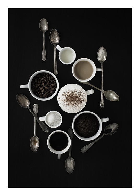 Coffee Still Life Poster / Küchenposter bei Desenio AB (10823)