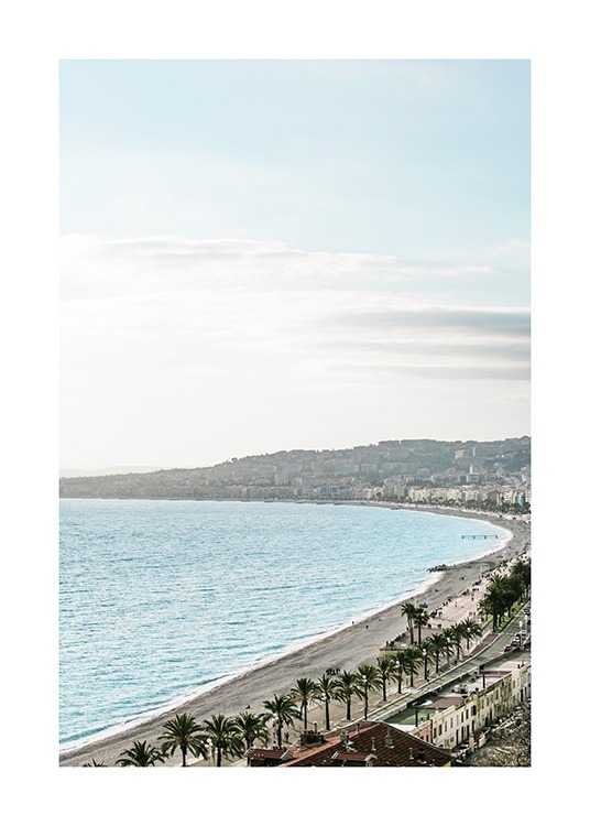Beach View in Nice Poster / Naturmotive bei Desenio AB (10897)