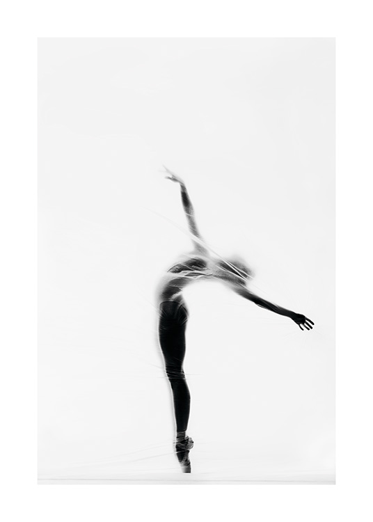 Secret Dancer Poster / Schwarz-Weiß bei Desenio AB (11136)
