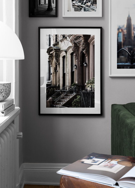 Brooklyn Building Poster Brooklyn Hauseingang Desenio De