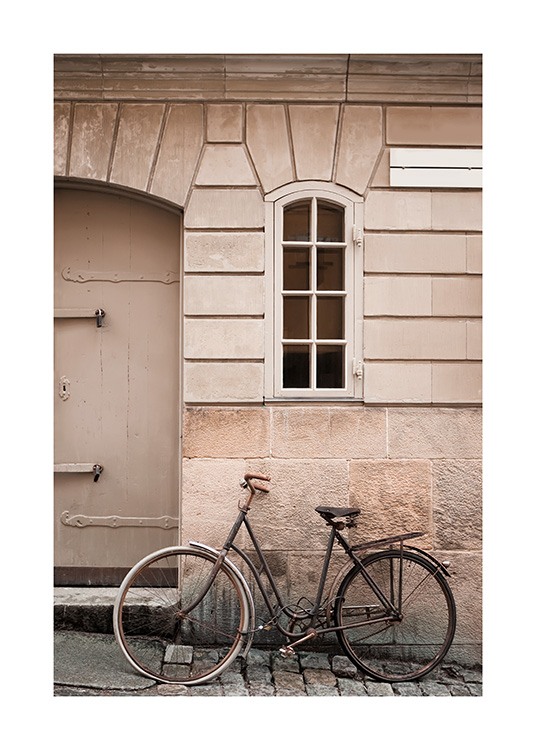 Bike in Old Town Poster / Fotografien bei Desenio AB (11579)