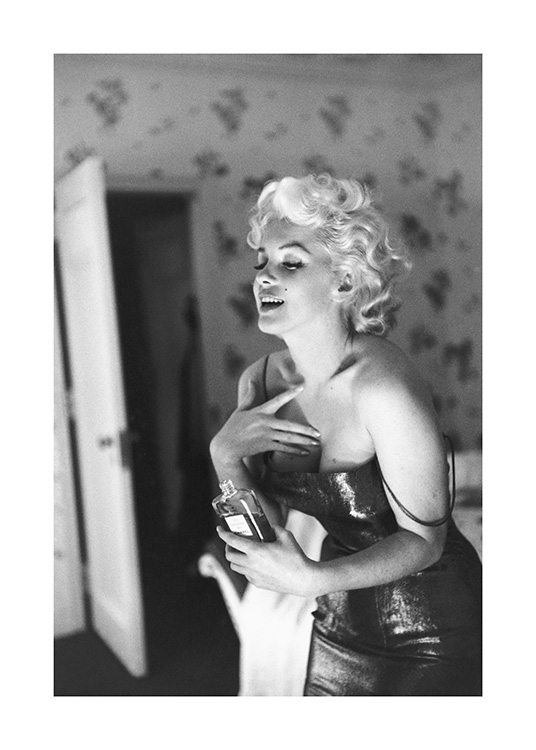 Marilyn Monroe Poster / Schwarz-Weiß bei Desenio AB (11974)