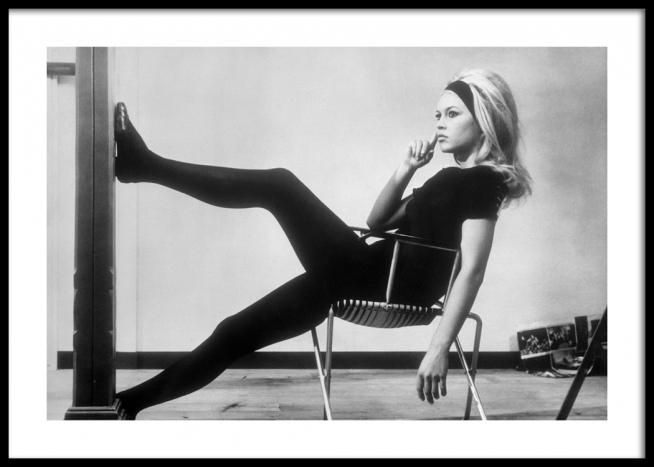 Brigitte Bardot Backstage Poster