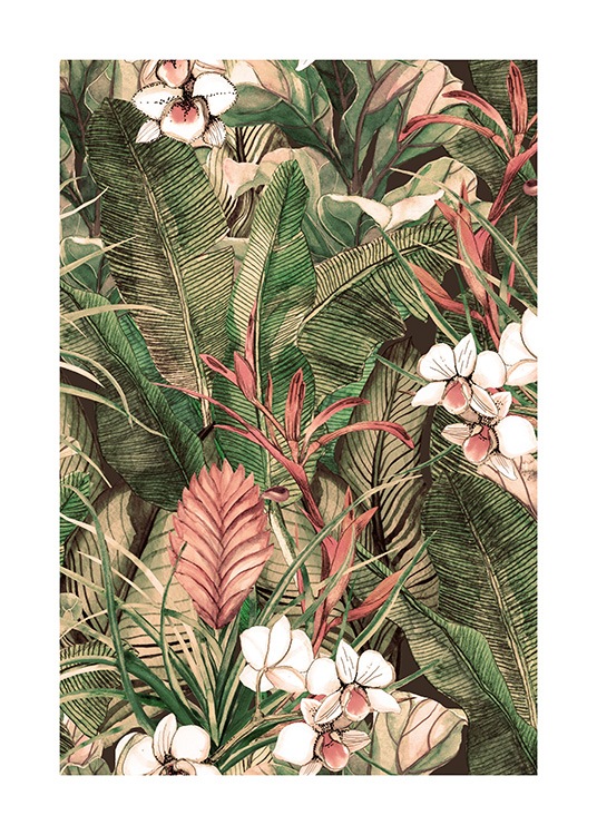 Botanical Pattern No1 Poster / Kunstdrucke bei Desenio AB (12086)