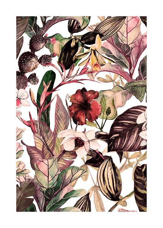 Botanical Pattern No2 Poster / Kunstdrucke bei Desenio AB (12087)