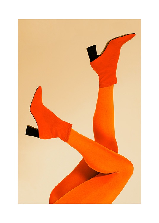 Orange Legs Poster / Fotografien bei Desenio AB (12402)
