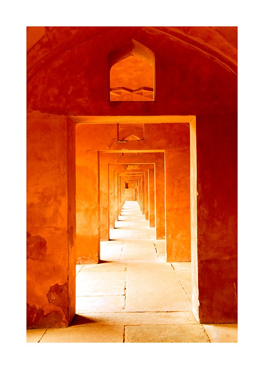 Orange Arches Poster / Fotografien bei Desenio AB (12404)