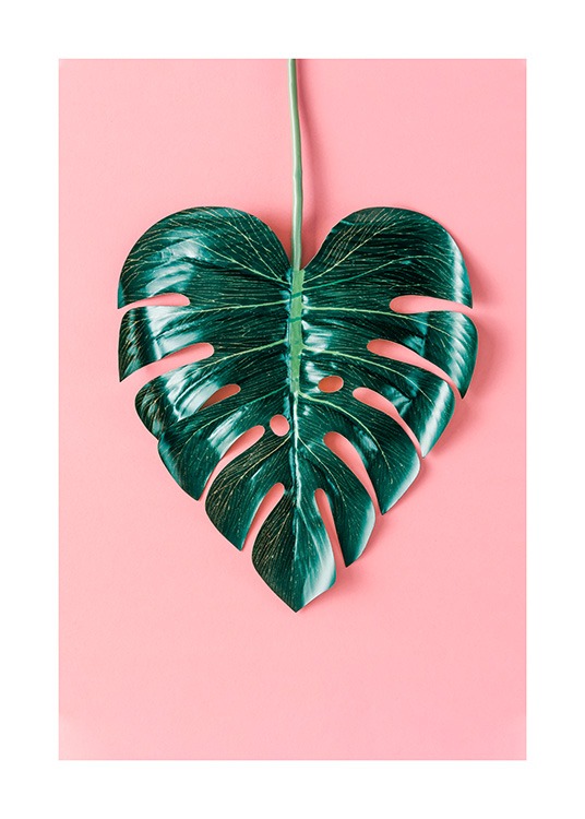 Heart-Shaped Monstera Poster / Botanik bei Desenio AB (12524)