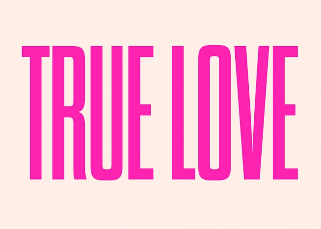 True Love Poster / Poster mit Sprüchen bei Desenio AB (12681)
