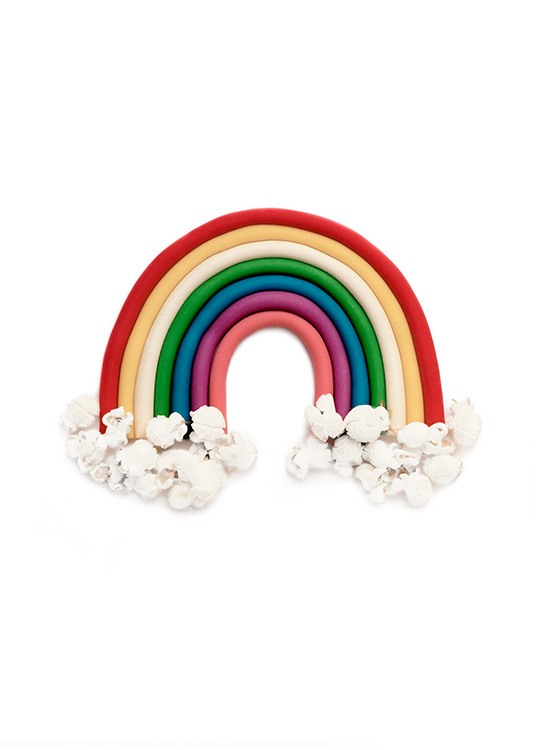 Popcorn Rainbow Poster / Kinder bei Desenio AB (12711)