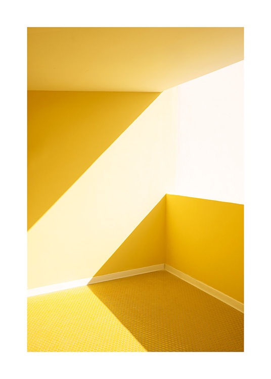 Yellow Balcony Poster / Fotografien bei Desenio AB (12768)