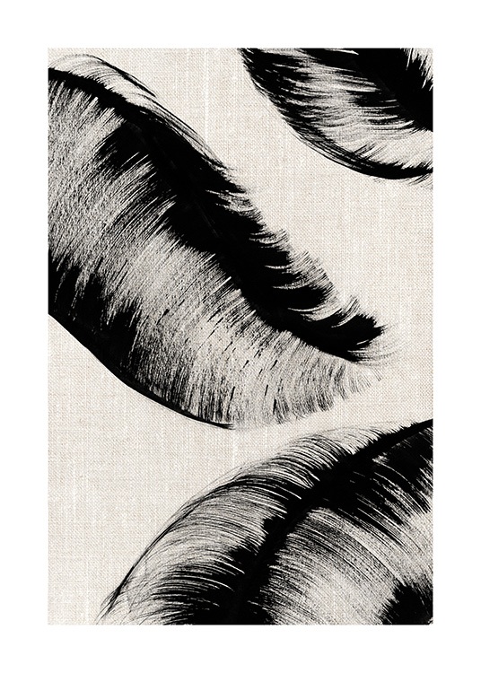 Ink Leaves No2 Poster / Kunstdrucke bei Desenio AB (12809)