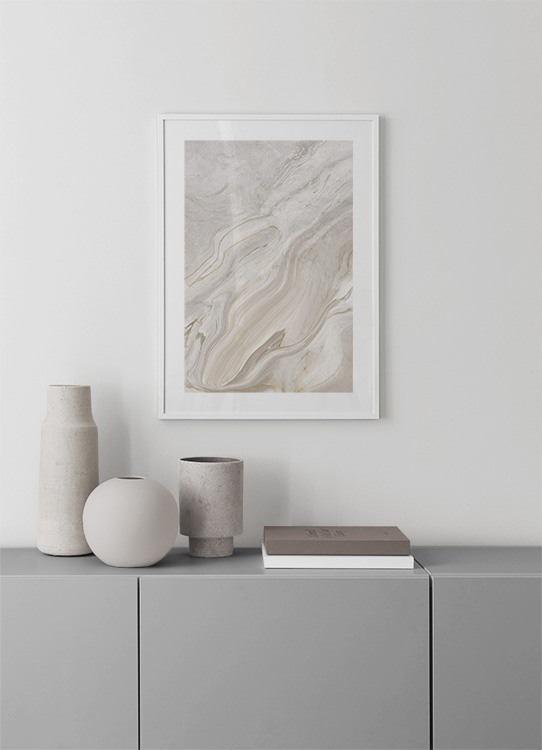 Abstract Marble Poster Marmor Desenio De