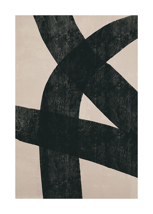 Broad Lines No1 Poster / Abstrakte Kunst bei Desenio AB (13617)