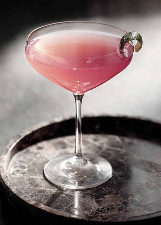 Pink Cocktail Poster / Wein & Cocktails bei Desenio AB (13698)