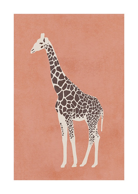 Graphic Giraffe Poster / Tiere bei Desenio AB (13786)