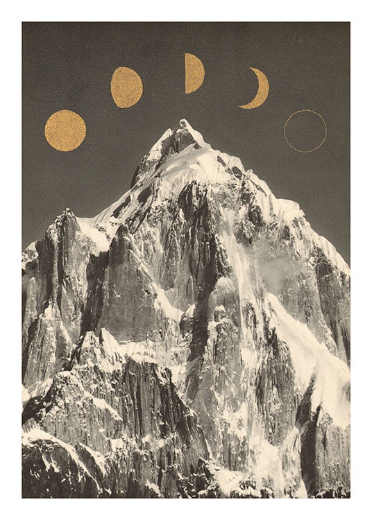 Moon Phases Poster / Vintage bei Desenio AB (13921)