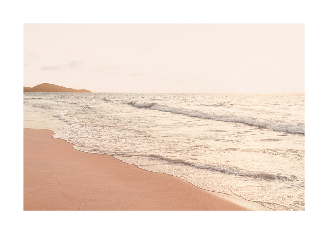  – Bild eines schönen Strandes bei Sonnenuntergang