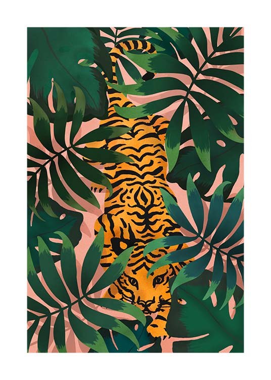 Tiger In Jungle Poster / Tiere bei Desenio AB (3147)