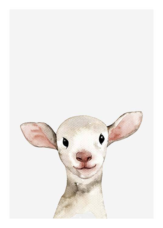 Little Lamb Poster / Kinder bei Desenio AB (3365)