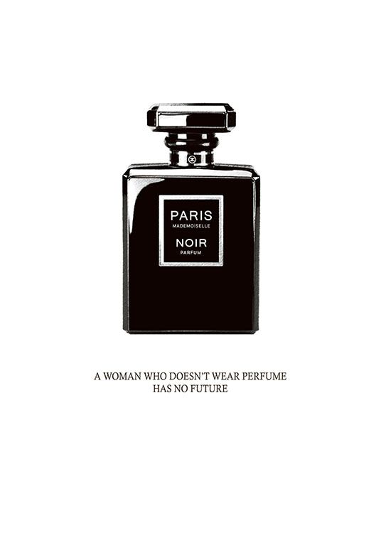 Black Perfume, Poster / Schwarz-Weiß bei Desenio AB (7442)