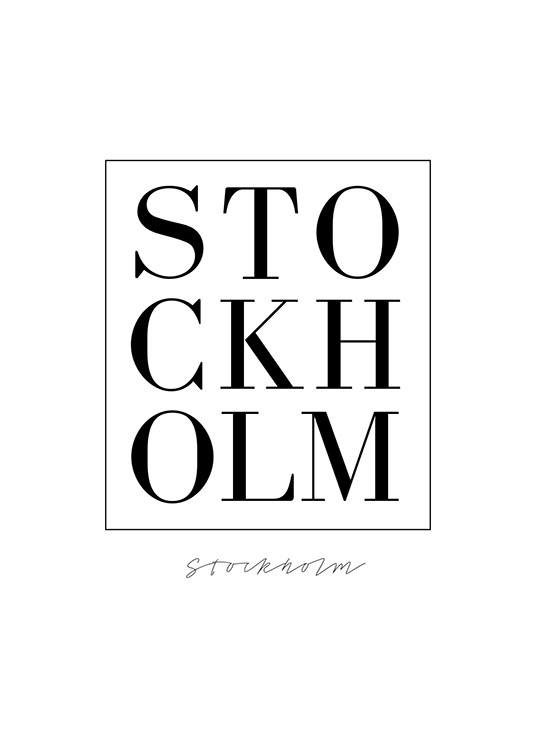 Stockholm Serif, Poster / Poster mit Sprüchen bei Desenio AB (7734)