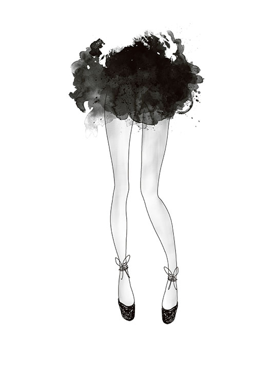 Ballerina, Poster / Fashion bei Desenio AB (7764)
