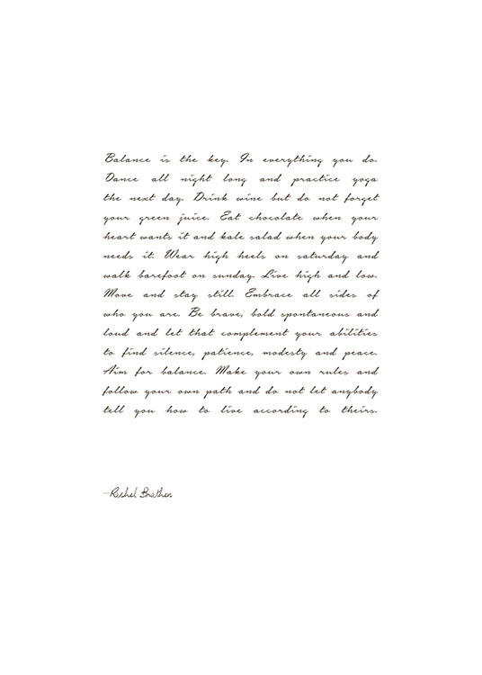 The Letter Poster Liebe In Einem Brief Desenio De