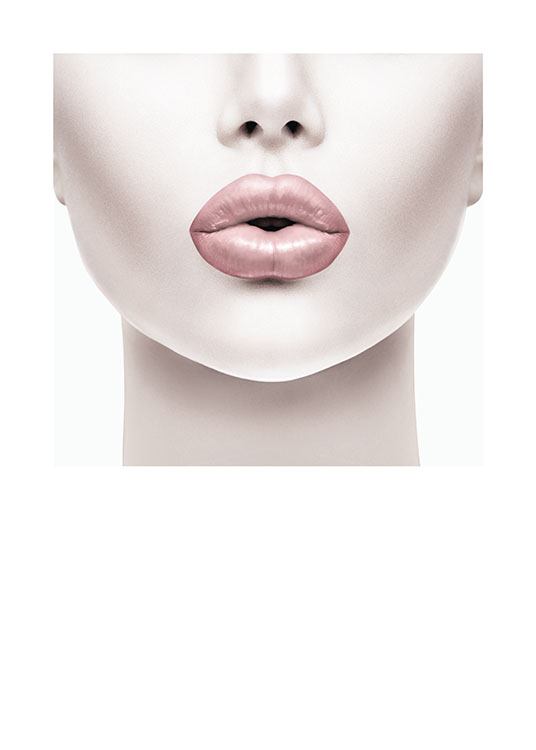 Pink Lips, Poster / Fashion bei Desenio AB (7846)