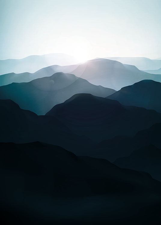 Mountain Landscape, Poster / Naturmotive bei Desenio AB (8256)