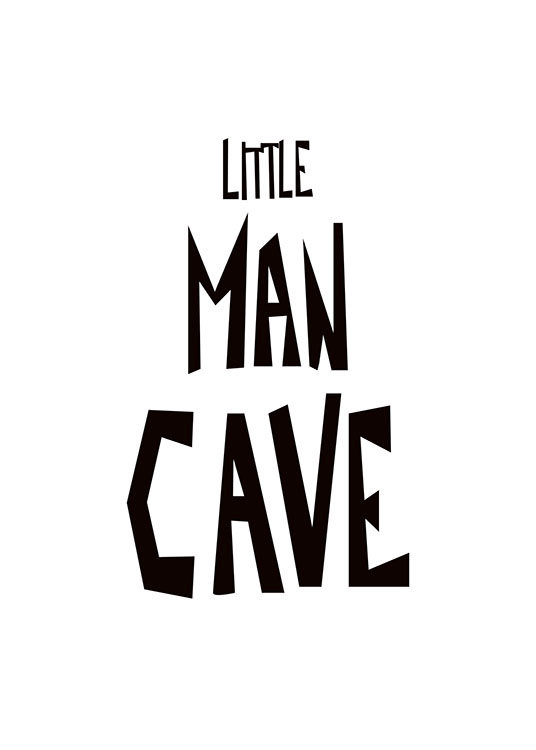 Little Man Cave Poster / Kinder bei Desenio AB (8875)
