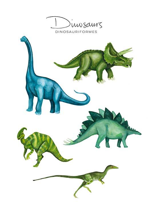 Dinosaurs Poster / Kinder bei Desenio AB (8990)