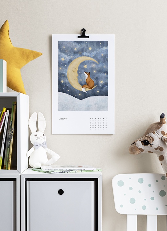 Kids Art Calendar - Wandkalender - desenio.de