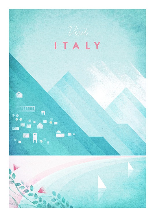 Visit Italy Poster / Vintage bei Desenio AB (pre0042)