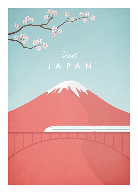 Visit Japan Poster / Naturmotive bei Desenio AB (pre0049)