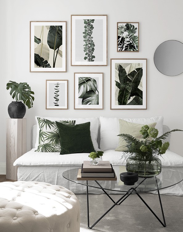Wohnzimmer im Botaniklook