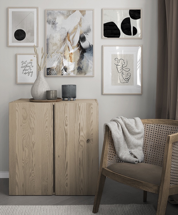 Grafische Illustrationen Holzdetails
